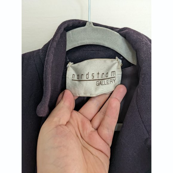 cashmere coat plum color - Picture 4 of 6